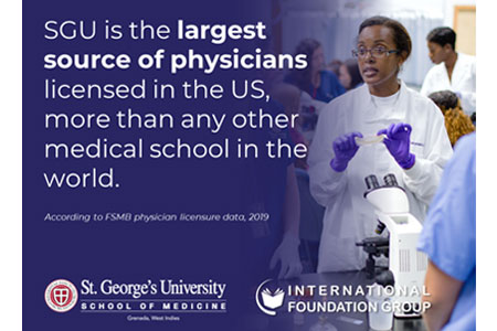 IFG Medical Foundation Programme is accepted by St. George’s University, Grenada